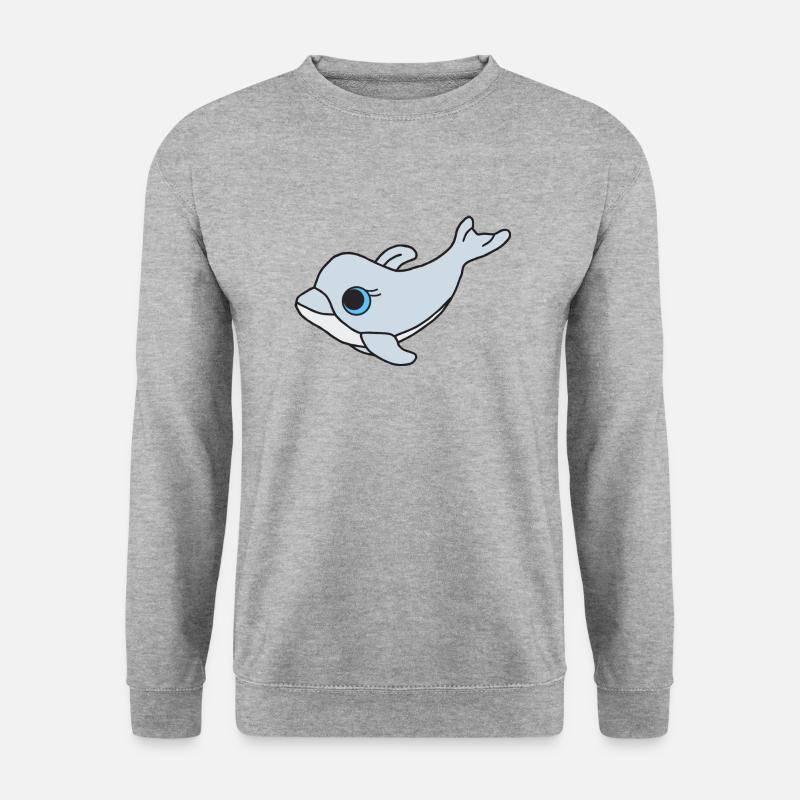 Süßer Delfin - Unisex Pullover - undefined