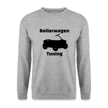 Bollerwagen Tunebar2 - Unisex Pullover - Weißgrau meliert - Vorne - Alina (178cm) & Michal (187cm)