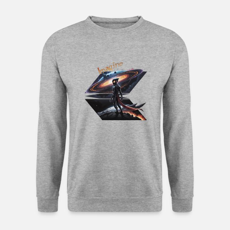 Interdimensional alien - Unisex Sweatshirt - salt & pepper