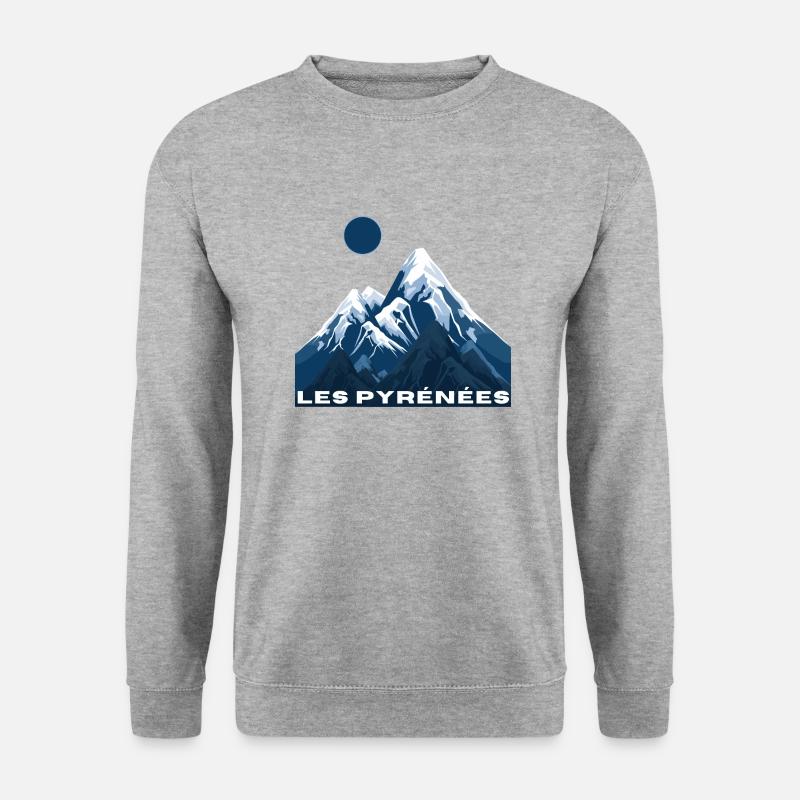 The Pyrenees - gift idea - Unisex Sweatshirt - salt & pepper