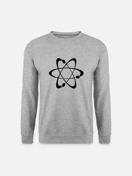 Atom - Unisex Pullover - Weißgrau meliert