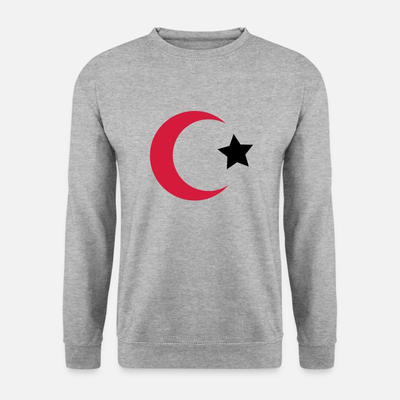 türkei - Unisex Pullover - Weißgrau meliert