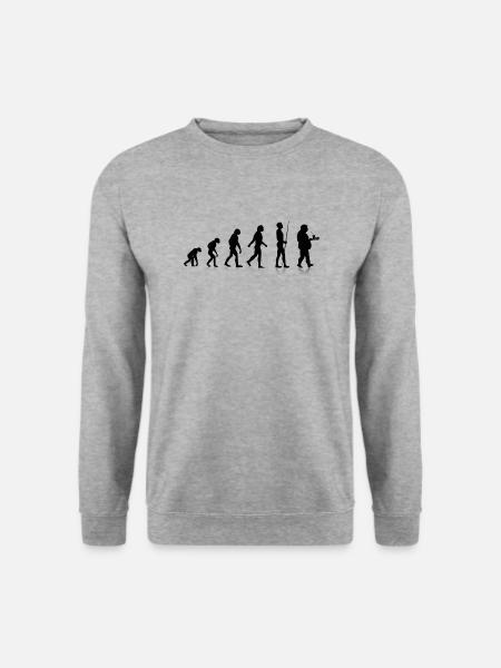 Die Essen R(e)volution - Unisex Pullover - Weißgrau meliert