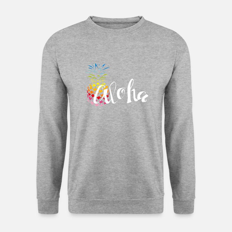 Pineapple Rainbow Aloha - Unisex Sweatshirt - salt & pepper