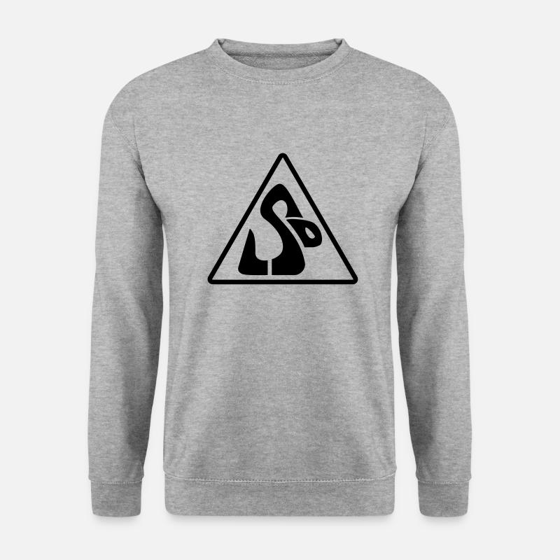 LSD Snake__V004 - Unisex Pullover - Weißgrau meliert