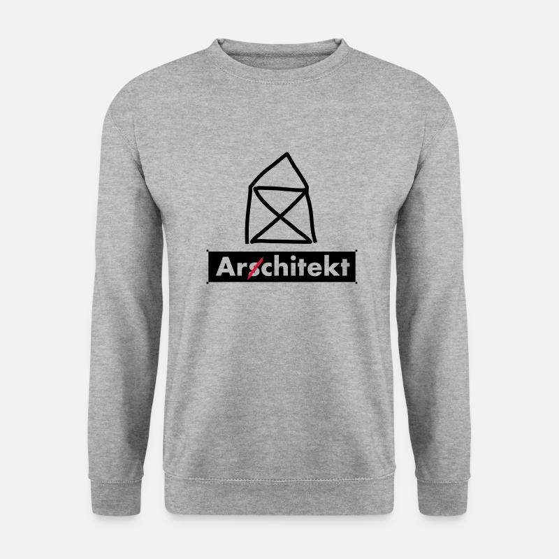 Architect engineer Arschitekt 2c - Unisex Sweatshirt - salt & pepper