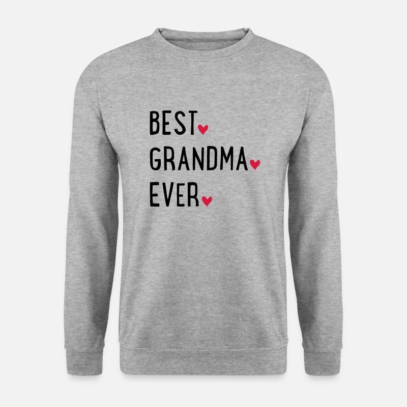 Oma - Unisex Pullover - Weißgrau meliert