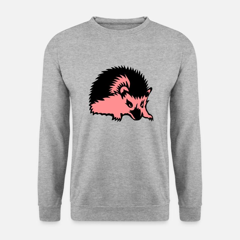 böser Spechtigel - Unisex Pullover - Weißgrau meliert
