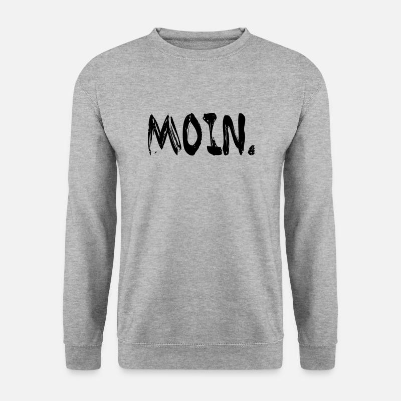 Moin - Unisex Pullover - Weißgrau meliert