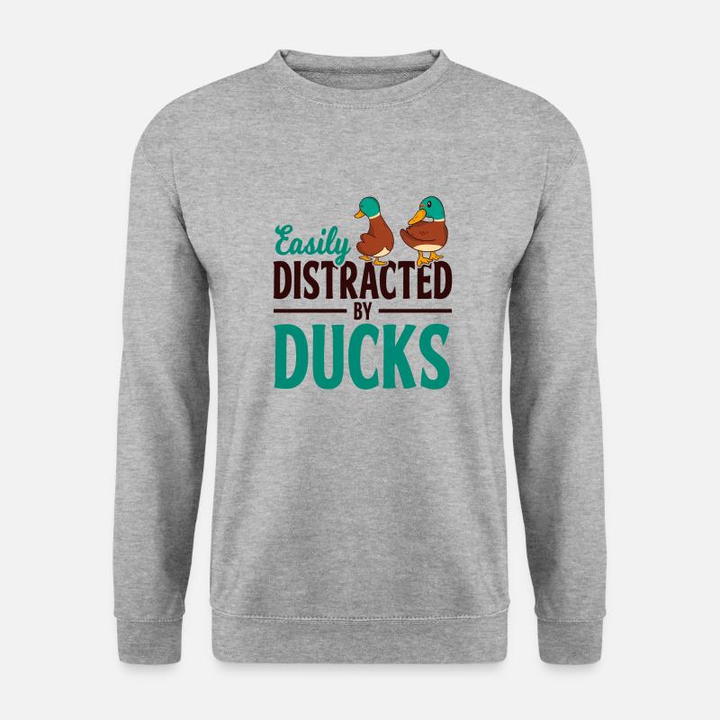 Duck Duck Gift - Unisex Sweatshirt - salt & pepper