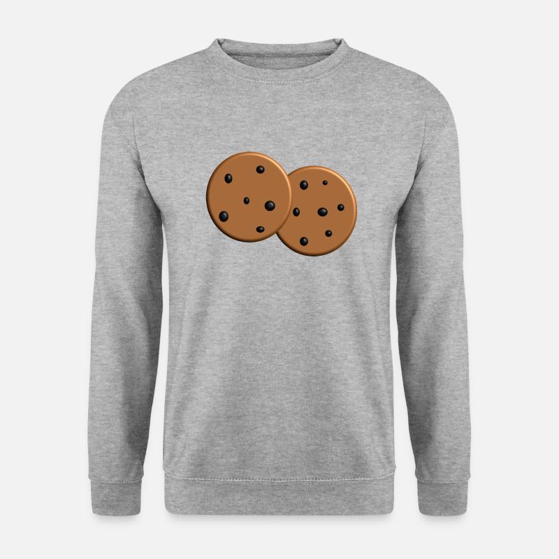 cookies - Unisex Pullover - Weißgrau meliert
