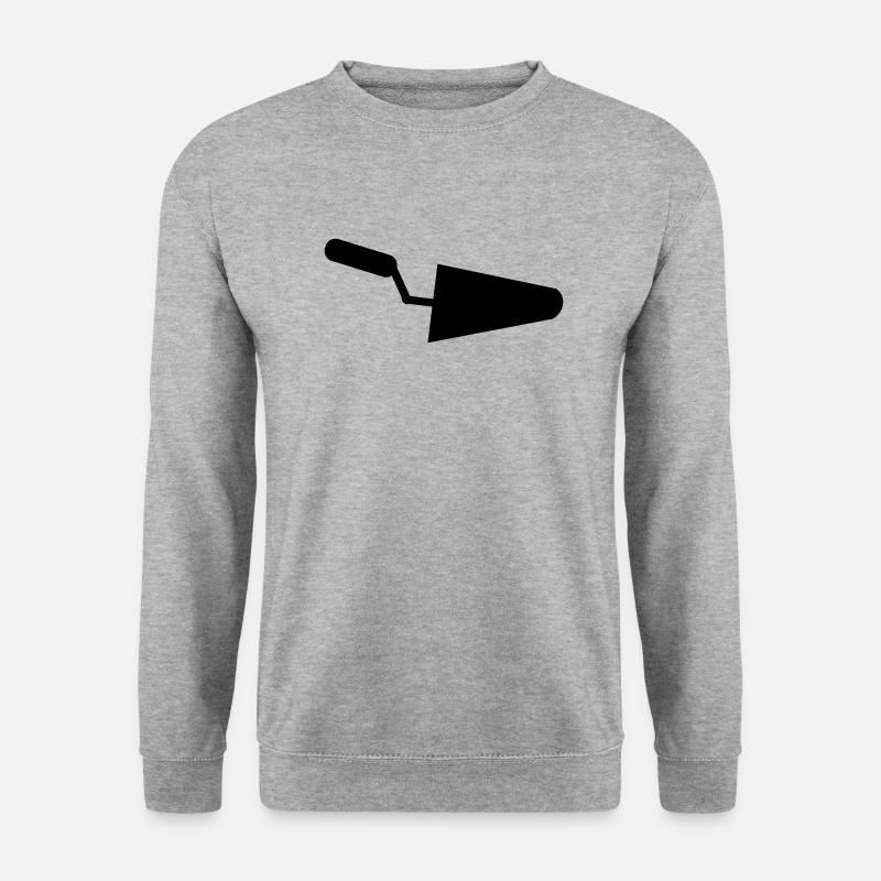 Maurerkelle - Unisex Pullover - Weißgrau meliert