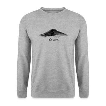 Ötscher Berg - Conception de chemise avec police - Sweat-shirt Unisexe - gris chiné - Devant - Alina (178cm) & Michal (187cm)