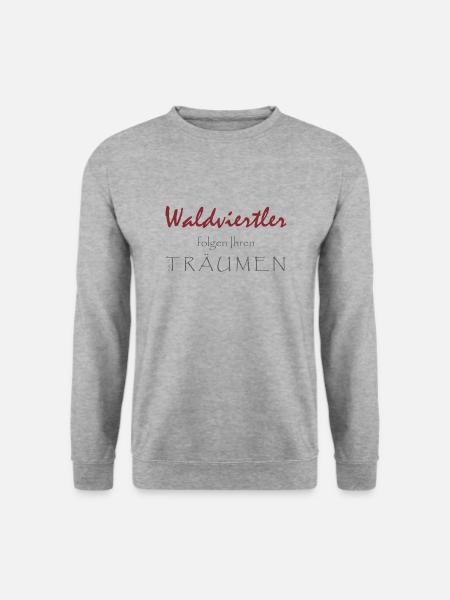 Waldviertler 11 - Unisex Pullover - Weißgrau meliert