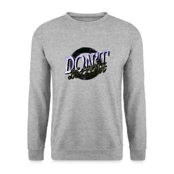 fun birthday funny sayings christmas vacation - Unisex Pullover - Weißgrau meliert - Vorne - Alina (178cm) & Michal (187cm)