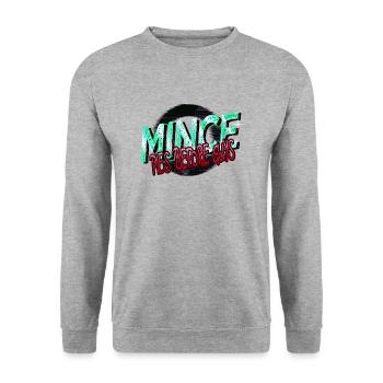 bodybuilding fairy tail funny gym under the tree - Unisex Sweatshirt - salt & pepper - Front - Alina (178cm) & Michal (187cm)