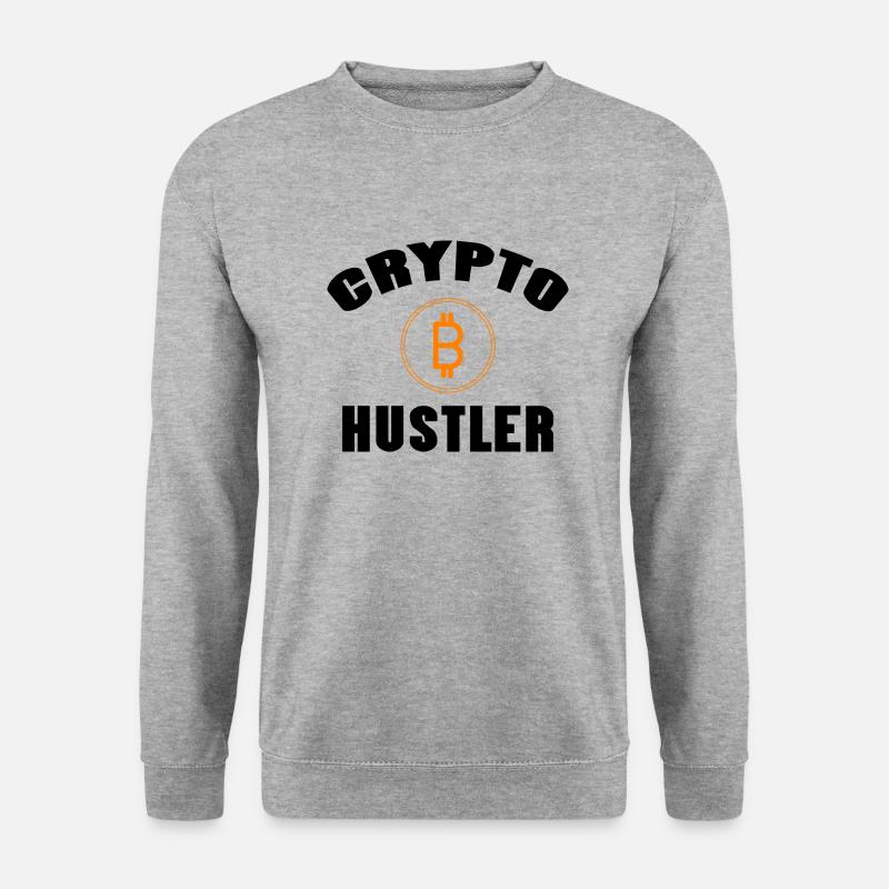 Bitcoin Trading Crypto Stocks - Unisex Sweatshirt - salt & pepper