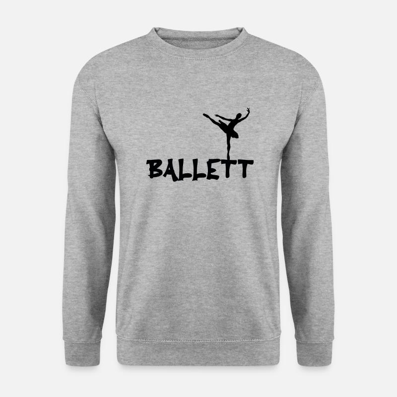 Ballett - Unisex Pullover - Weißgrau meliert