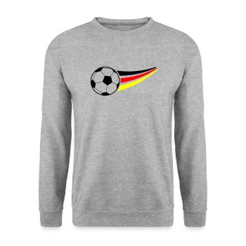 Football - Sweat-shirt Unisexe - gris chiné - Devant - Alina (178cm) & Michal (187cm)