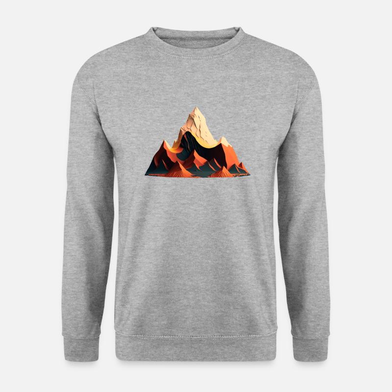 SURREAL - Unisex Pullover - Weißgrau meliert