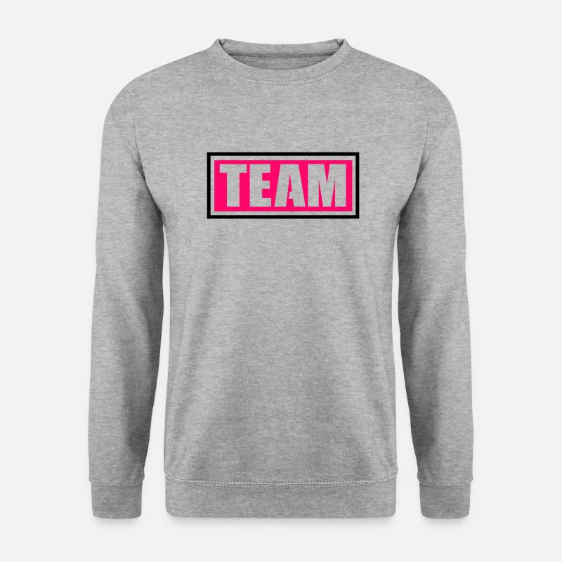 équipe - Sweat-shirt Unisexe - gris chiné