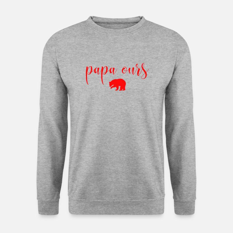 Daddy Bear - Unisex Sweatshirt - salt & pepper