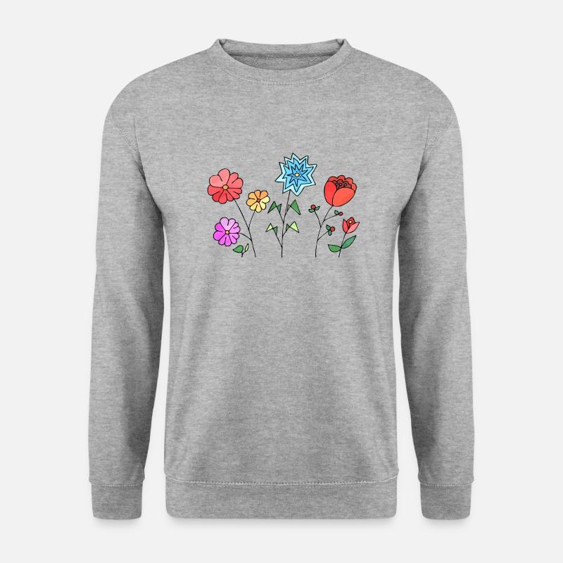 Flowers - Unisex Sweatshirt - salt & pepper