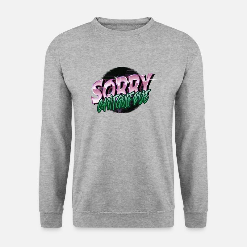 Golf Swing Statement GolfKing Fun Golfer Golfmom - Unisex Sweatshirt - salt & pepper