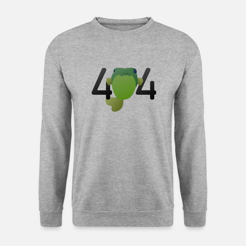 404 - Unisex Pullover - Weißgrau meliert