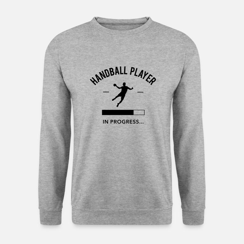Handball player loading - Unisex Sweatshirt - salt & pepper