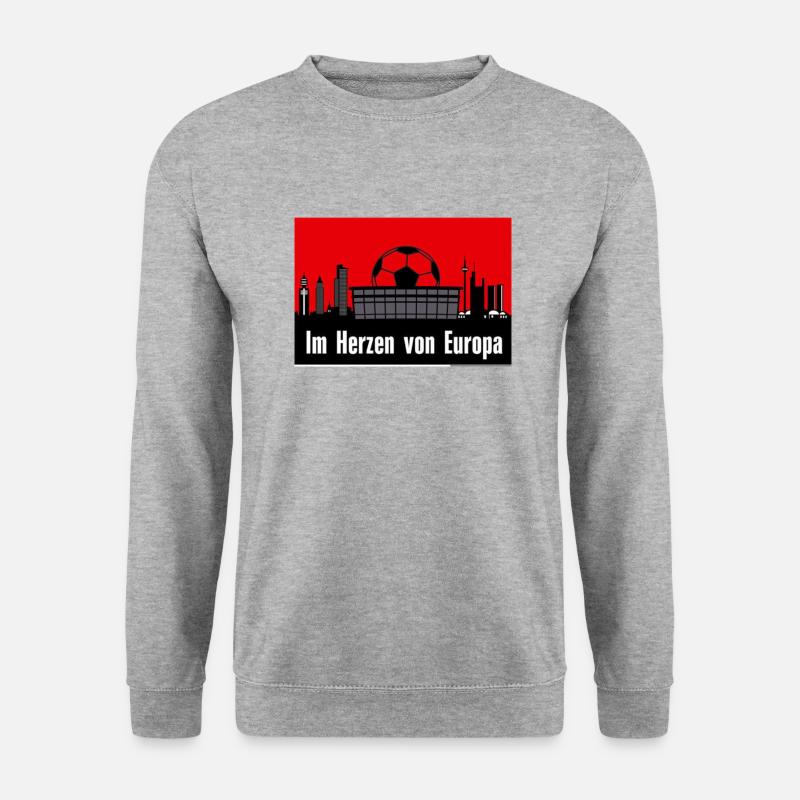 Frankfurt - Meine Stadt! - Unisex Pullover - Weißgrau meliert