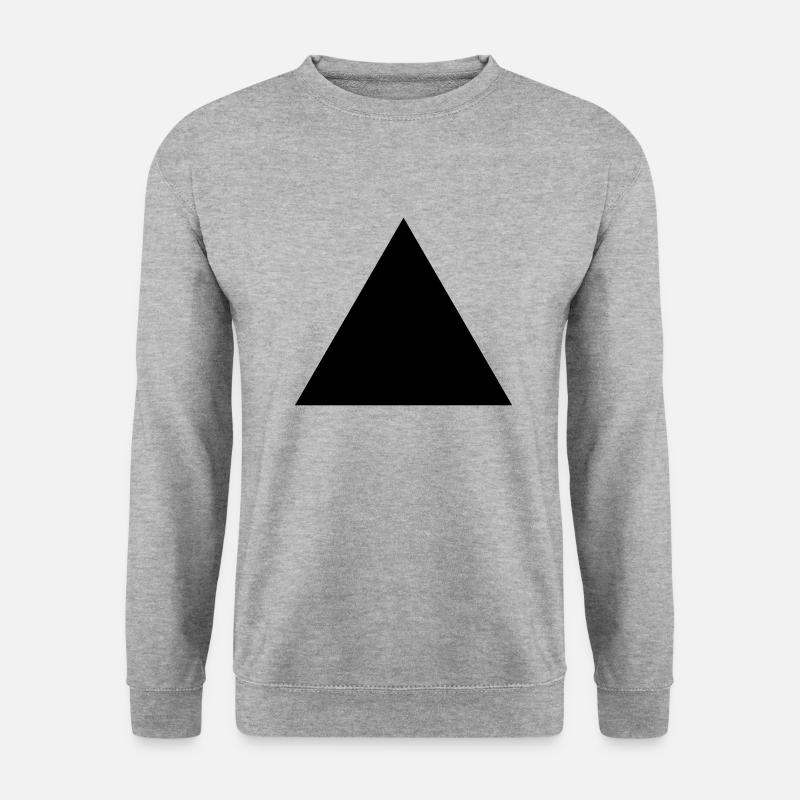 Minimalistic triangle - Unisex Sweatshirt - salt & pepper