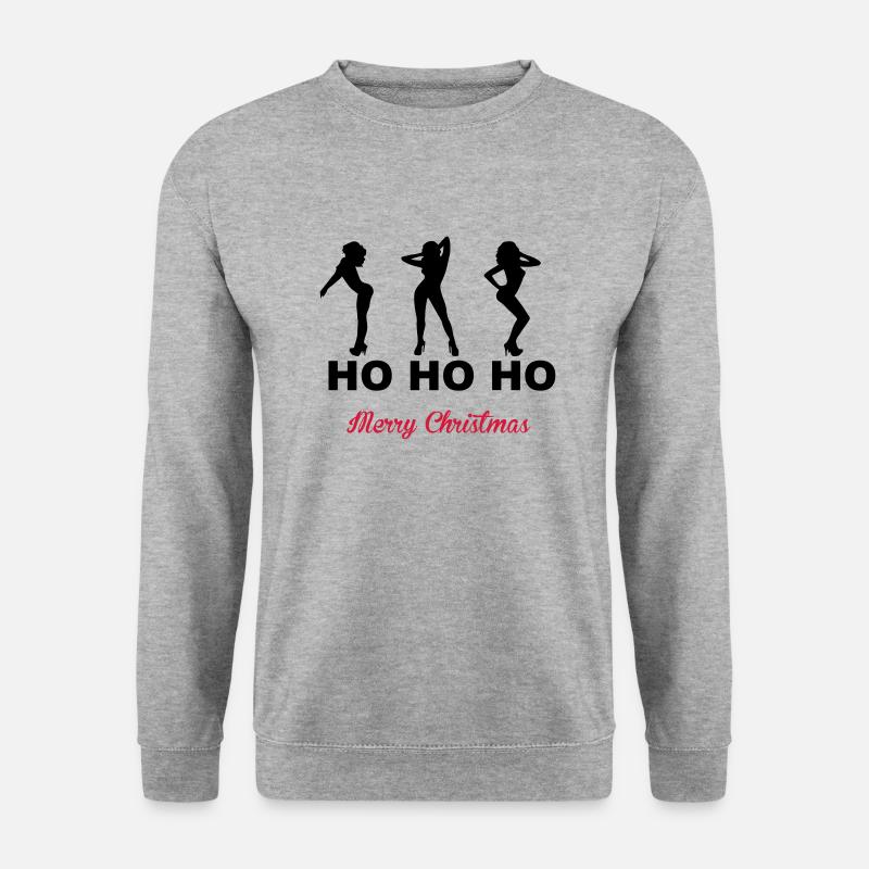 Merry Christmas - Unisex Pullover - Weißgrau meliert