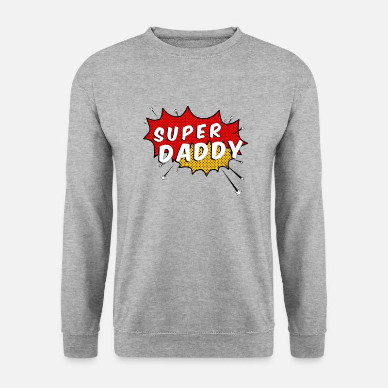 Super Daddy Comic Style - Unisex Sweatshirt - salt & pepper