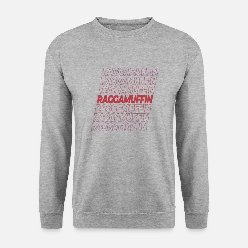 Raggamuffin - Unisex Pullover - Weißgrau meliert