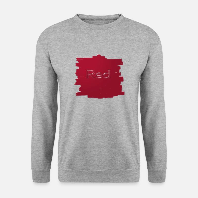 Red - Unisex Pullover - Weißgrau meliert