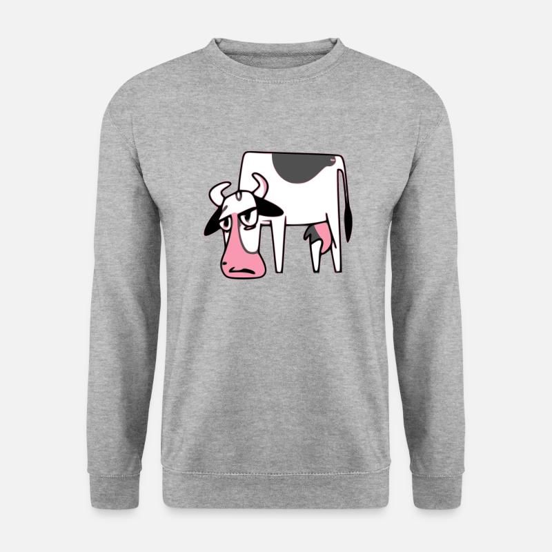 Elise the embittered cow - Unisex Sweatshirt - salt & pepper