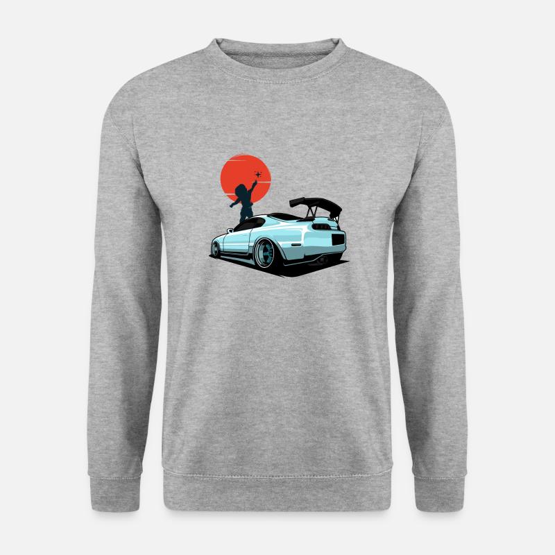 LES RÊVES DEVIENNENT RÉALITÉ - Sweat-shirt Unisexe - gris chiné