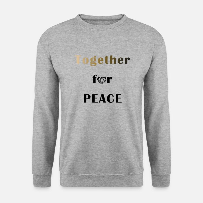 Ensemble pour la PAIX - Sweat-shirt Unisexe - gris chiné