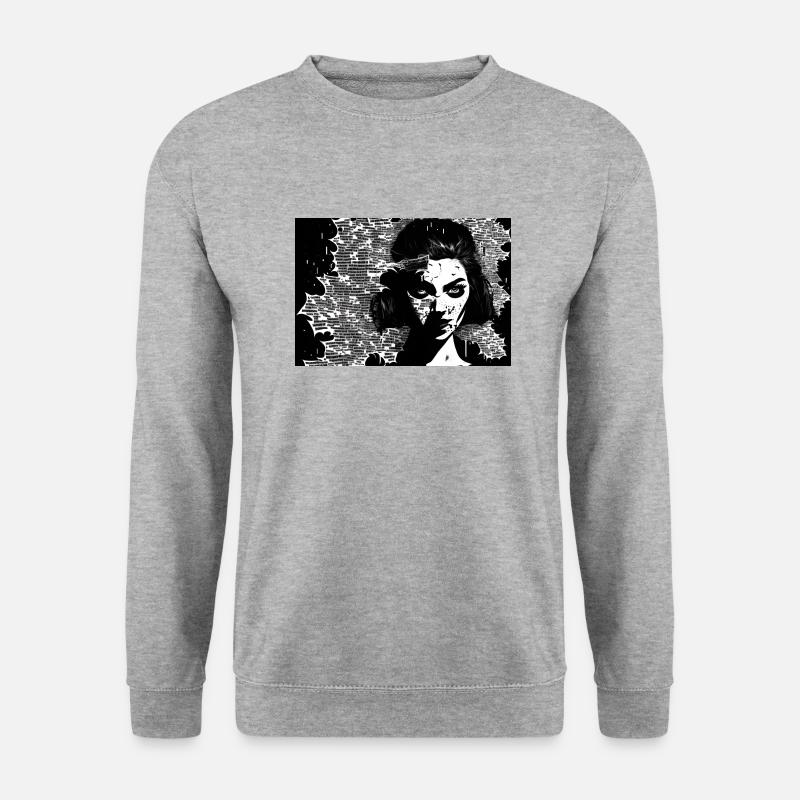 Dreifaltigkeit #1 - Unisex Pullover - Weißgrau meliert