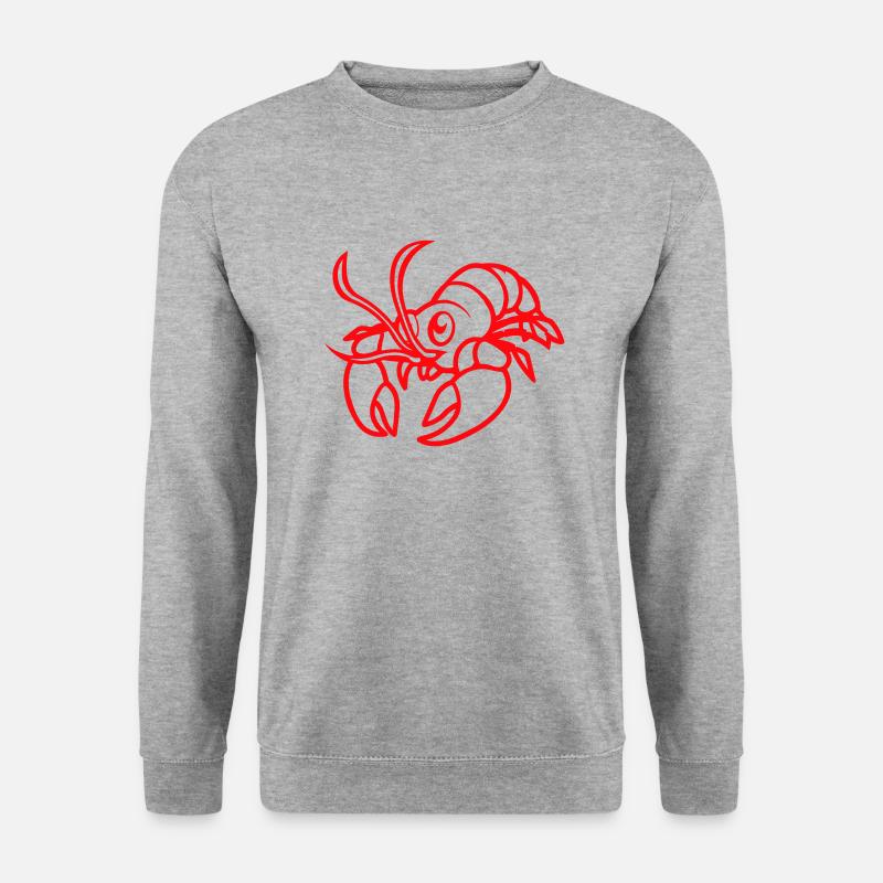 hummer comic - Unisex Pullover - Weißgrau meliert