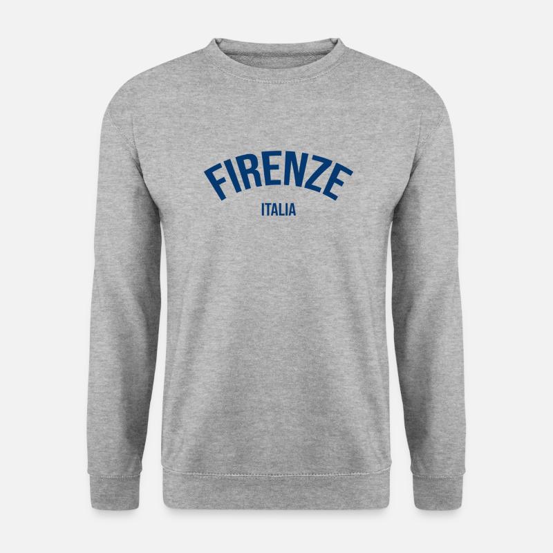 Firenze - Italia - Unisex Pullover - Weißgrau meliert