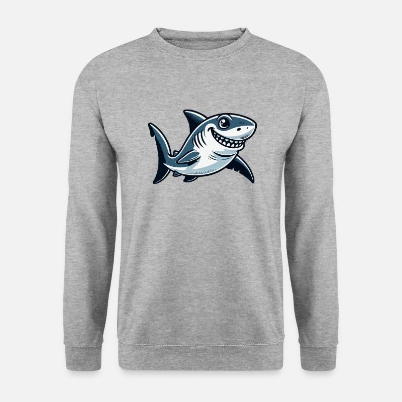 Shark Comic - Unisex Sweatshirt - salt & pepper