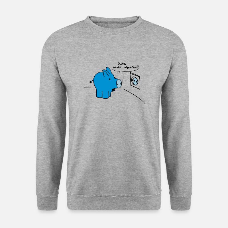 Dude what, happend? - Unisex Sweatshirt - salt & pepper