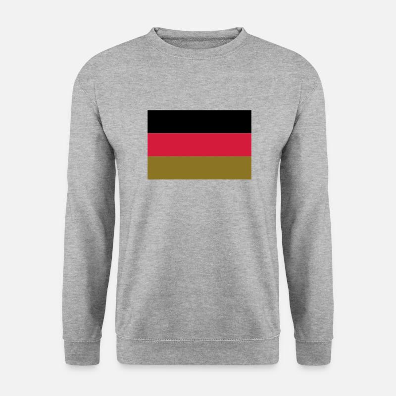 DEUTSCHLAND - Unisex Pullover - Weißgrau meliert