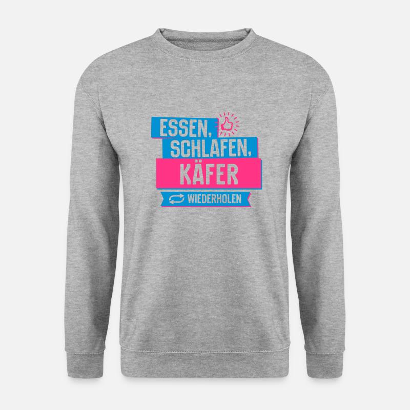 Hobby Käfer - Unisex Pullover - Weißgrau meliert