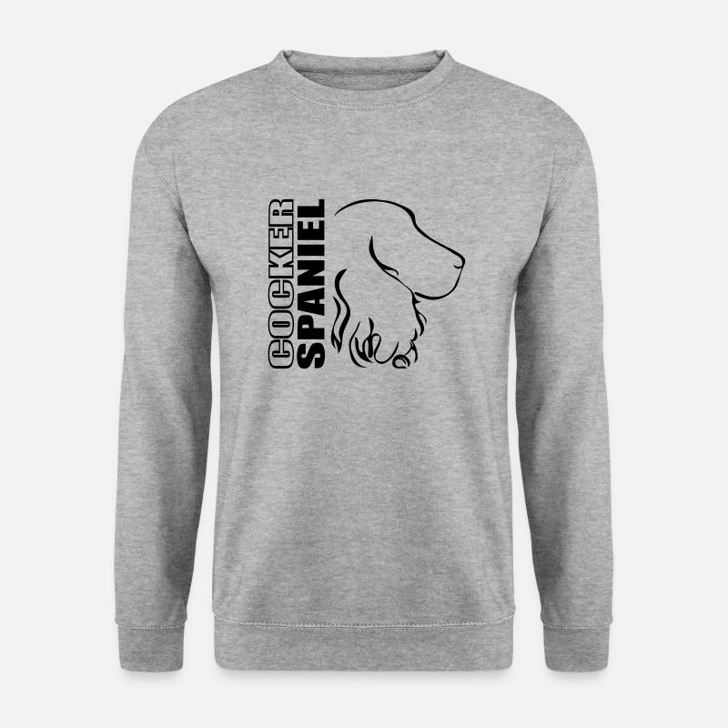 COCKER PROFILE - Unisex Sweatshirt - salt & pepper