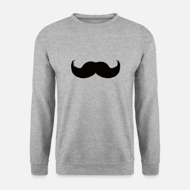 Mustache - Unisex Sweatshirt - salt & pepper