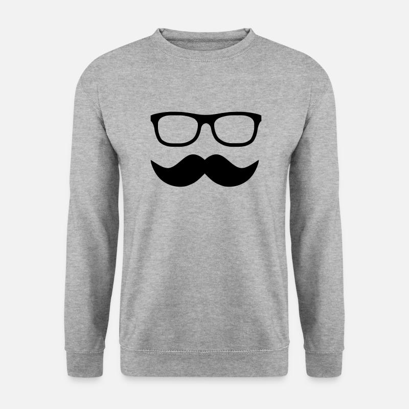 Mustache - Unisex Sweatshirt - salt & pepper
