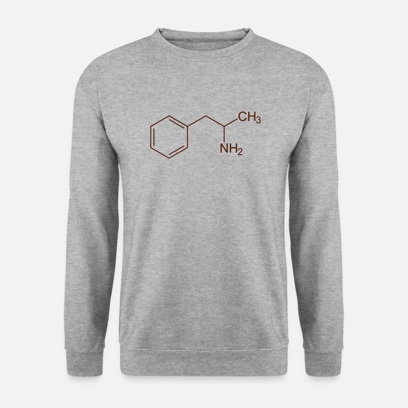 Amphetamin - Unisex Pullover - Weißgrau meliert